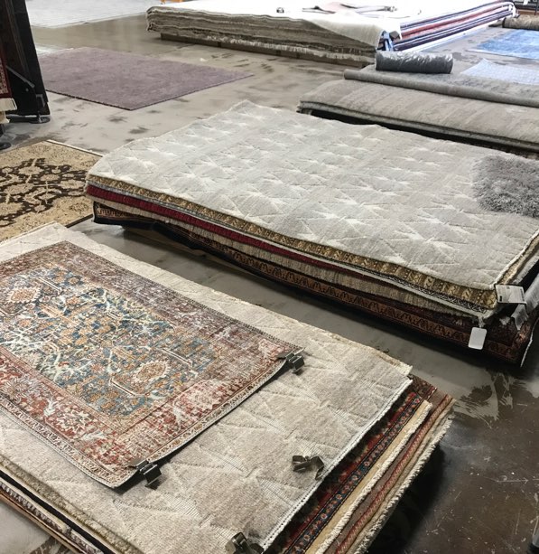 Ibraheems 5090 Acoma St, Denver, CO 80216 Showroom showing contemporary rugs